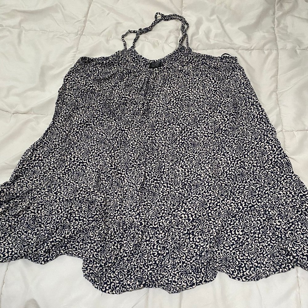 Volcom Navy Flowy Dress sz. M 12